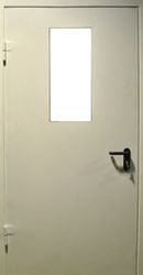 Ognestojkaya dver s pryamougolnym oknom 046 doorinsectioncatalog